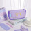 Canvas Pencil Case Durable Large Capacity 1 Pack 8
