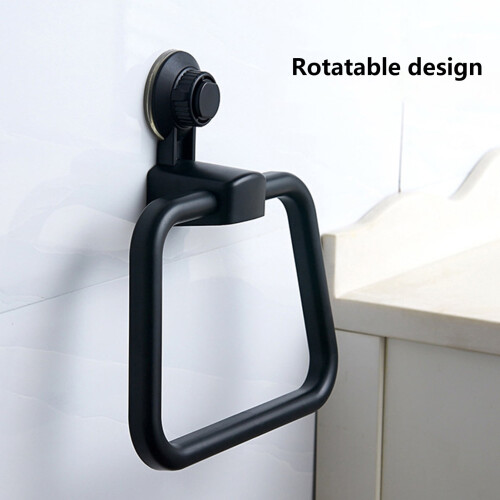 Towel Ring Wall Mounted ABS Suction Base 1 Pack 2
