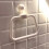 Towel Ring Wall Mounted ABS Suction Base 1 Pack 4