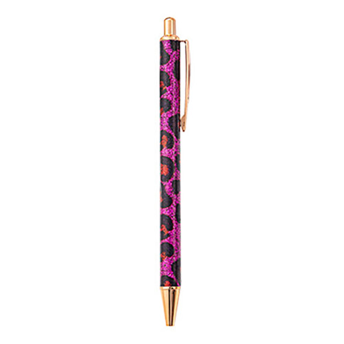 Leopard Print Ballpoint Pen Metal 1.0mm 1