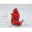 Ceramic toilet cap decorative frog fish turtle 3 pcs 3