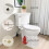Ceramic toilet cap decorative frog fish turtle 3 pcs 7