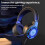 Wired Gaming Headset with LED Light and Mic 4