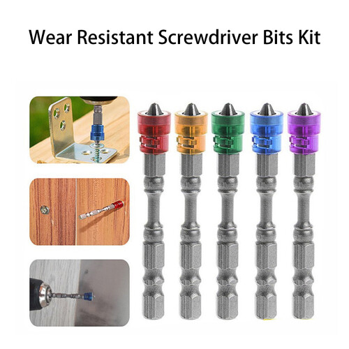 Electric Screwdriver Bits Set Hex Shank 5-Piece 2