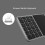 Wireless Number Pad 2.4G Bluetooth Grey 8