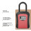 Wall-Mounted Key Box 4-Digit Combo Lock Home Use 8