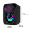 Jixopn X2 USB computer speakers with subwoofer and RGB light 2