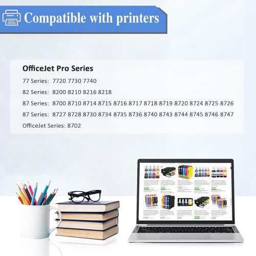 HP 952XL ink cartridges replacement pack for Officejet Pro 1