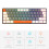 Jixopn T60 USB Mini Mechanical Gaming Keyboard Black Grey 2