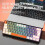 Jixopn T60 USB Mini Mechanical Gaming Keyboard Black Grey 5