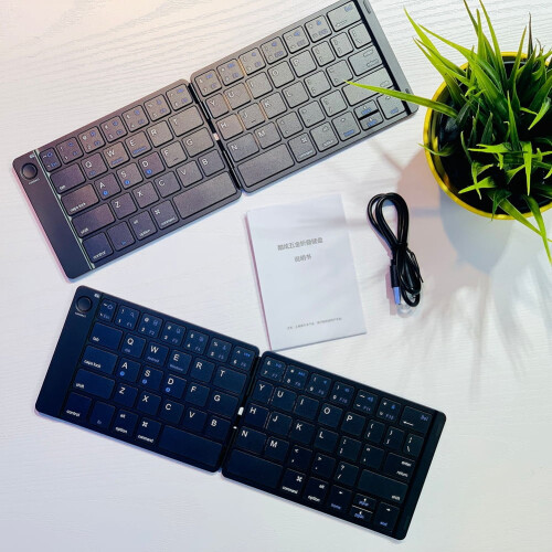 Bluetooth Wireless Folding Keyboard for Tablet and Phone 1