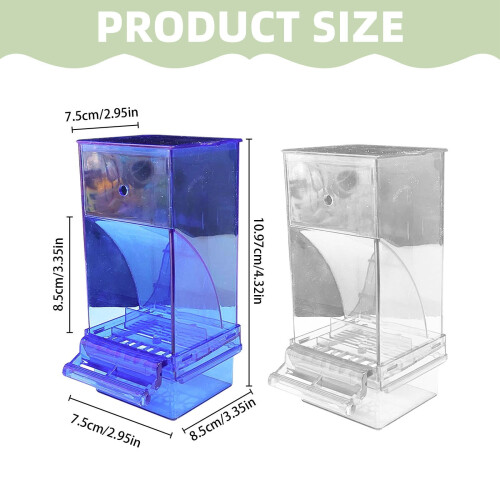 Automatic No-Spill Hummingbird Feeder Transparent Acrylic 2