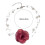 Camellia pärlhalsband svartvitt 1 st 5