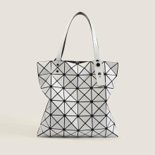 Women Japanese Issey Miyake Geometry Tote Bags Lingge Bag Travel Handbags