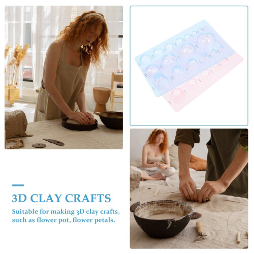 Clay DIY Jewelry Casting Molds 2 pcs 2