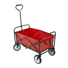 Oypla Red Heavy Duty Foldable Garden Festival Trolley Folding Cart