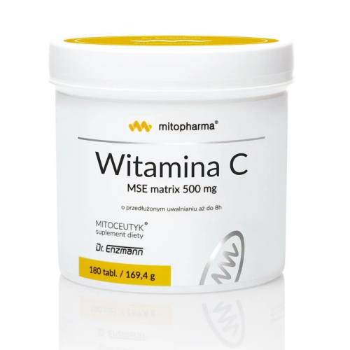 Mitopharma Witamina C MSE Matrix 500 mg 180 tabletek
