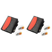 Soccer referee yellow and red cards set 2 pieces