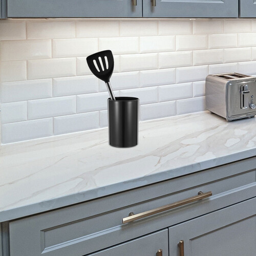 Supvox Utensil Holder Black PP 2 pcs 2
