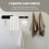 Kitchen Storage Rack Stainless Steel Roll Paper and Towel 4