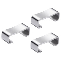 Juego de palillos metálicos de acero inoxidable (3 piezas)