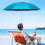 Guarda-sol Lucky Chair com presilha, 42 polegadas, proteção UV 5