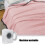 Kdkad Home Quilt Queen Size Solid Microfiber Coverlet 8