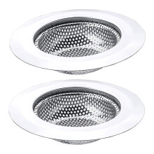 Stainless Steel Sink Strainer Wide Edge 1 Pack