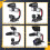 Smartphone Camera Stabilizer Foldable Handle 1pc 5