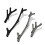 Metallic Tree Branch Wardrobe Door Handle 1 Piece 3