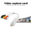jixopn Κάρτα εγγραφής ήχου βίντεο USB2.0 VHS σε DVD προσαρμογέας για Windows 10 8 7MacOS 7