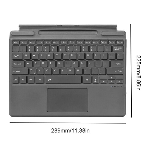 Jixopn Backlit Slim Wireless Keypad Bluetooth RGB 7-color 2