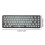 Jixopn 68-key DIY mechanical keyboard with hot-swappable 8
