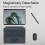 Jixopn Backlit Slim Wireless Keypad Bluetooth RGB 7-color 7