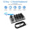Jixopn 12-key mechanical keyboard red switches Bluetooth 5