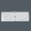 Foldable Wireless Keyboard Bluetooth White 7