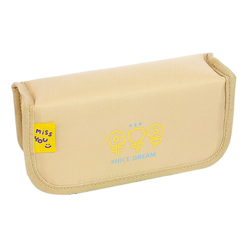 Canvas Pencil Case Durable Large Capacity 1 Pack 1