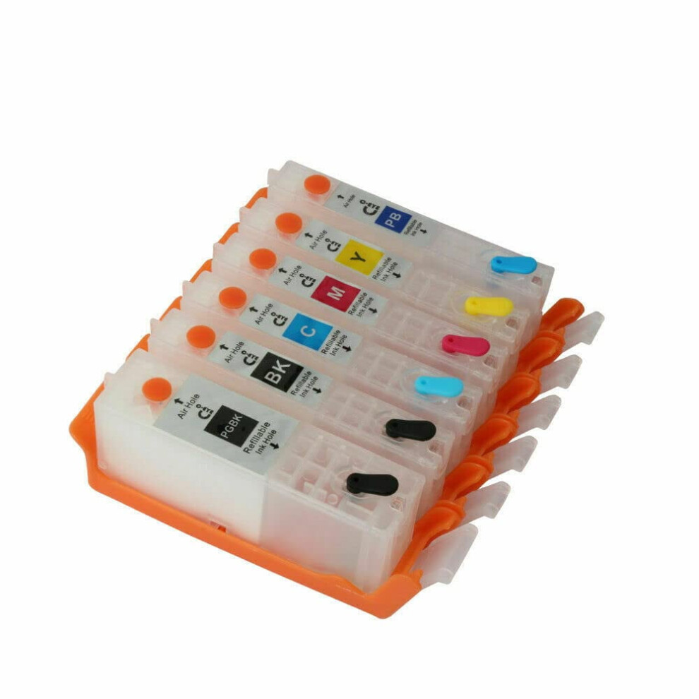 Canon Pgi-280/Cli-281 Refillable Ink Cartridges With Chip Black/Cyan 917087654401