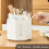 Pen Holder Rotatable Large Capacity Plastic 1 Pack 3