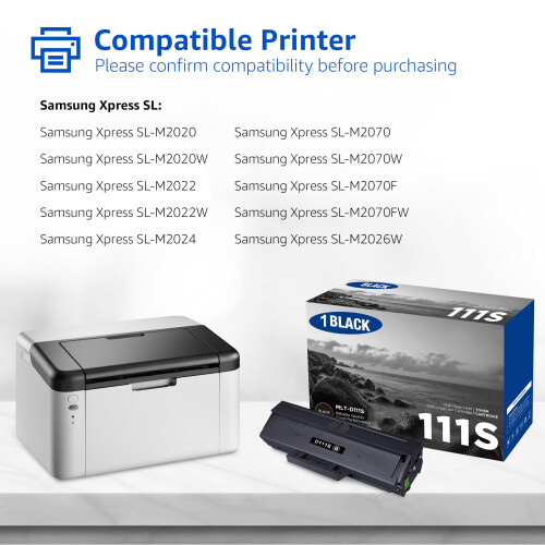 MLT111S Compatible Toner Cartridge Black 1-Pack 1