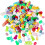 Easter Confetti Eggs Chicken Shape Glitter Foil 100 pcs 6