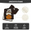 διακόσμηση κουζίνας με νυχτερίδα για το Halloween, λινό μίνι γραφείο, σημαία 5