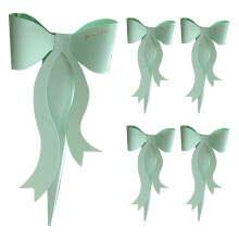 Flower Box Bowknot Design Rose Bouquet Paperboard 5 Colors