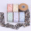 Floral ribbon vintage elastic polyester 10 yards 5