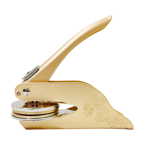Book Embosser Stamp Personalized Name Design 1