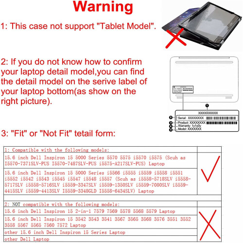 Laptop Protective Case for 15.6" Dell Inspiron 1