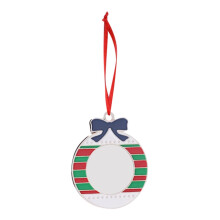Christmas ornament blank pendant sublimation compatible