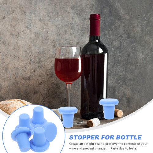 Silikonpropp för vin av glasflaskor som är läckagesäker 2