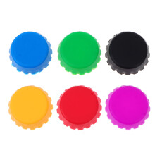 Guangmc6 Bouchons de bouteille en silicone pour bière, marque pour bouteilles de soda, accessoires de cuisine