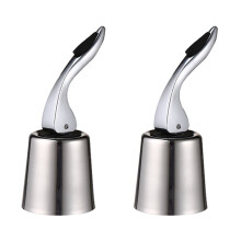 Bouchons de bouteille de vin en acier inoxydable (2 pièces)